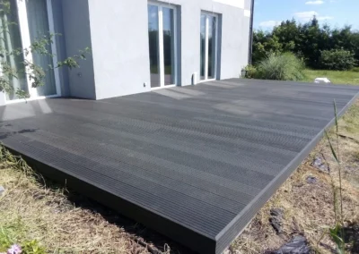 TARAS WYKONANY Z DESKI KOMPOZYTOWEJ JAF GARDIN PLUS KOLOR ANTRACYT