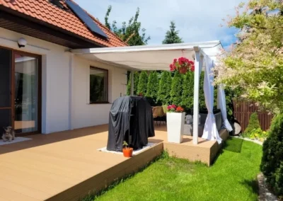 TARAS WYKONANY Z DESKI KOMPOZYTOWEJ JAF GARDIN PLUS TEAK
