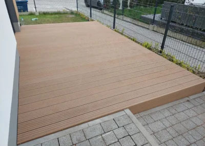 TARAS WYKONANY Z DESKI KOMPOZYTOWEJ JAF GARDIN PLUS -TEAK