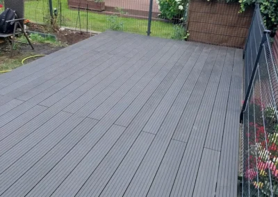 TARAS WYKONANY Z DESKI KOMOROWEJ JAF GARDIN PLUS KOLOR SZARY
