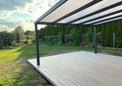 TARAS WYKONANY Z DESKI KOMOROWEJ JAF GARDIN NATUR SREBRNA JODŁA
